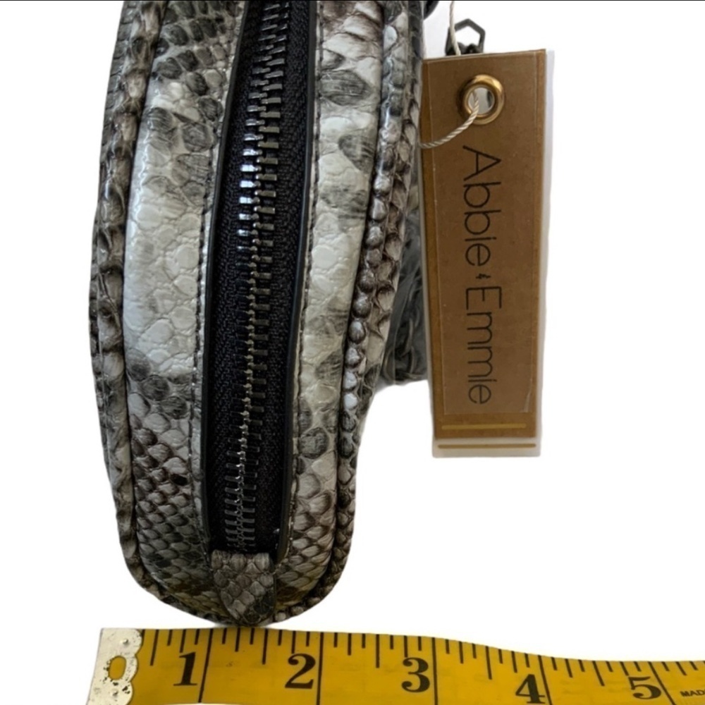 Abbie & Emmie Crossbody Animal print Snakeskin Bag Convertible Clutch Multicolor - Picture 6 of 9